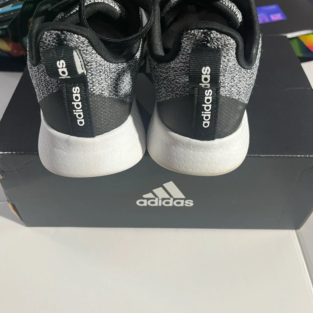 Women’s Adidas Gray/Black PureMotion Running Shoes- Size 7 - Picture 9 of 15